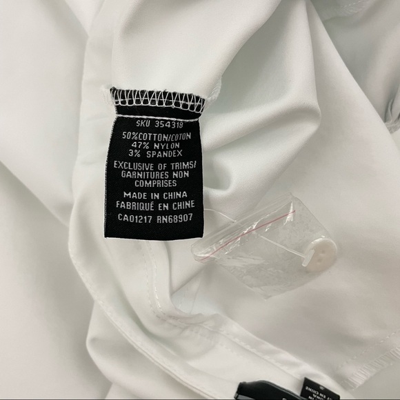 Le Chateau Slim Fit Trousers White Size 2 - Picture 4 of 9